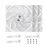 Ventilateur Boîtier TRYX ROTA SL ARGB 120 mm Reverse Blanc (x3) - Autre vue