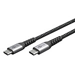Câble USB Goobay Câble SuperSoft Textile USB-C 2.0 (M/M) - 0.15 m - Autre vue