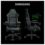 Fauteuil gamer Razer Iskur v2 NewGen - Vert - Autre vue