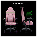 Fauteuil gamer Razer Iskur v2 NewGen - Rose - Autre vue