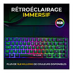 Clavier PC The G-Lab Keyz Hydrogen Wireless - Noir - Autre vue