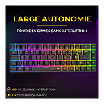 Clavier PC The G-Lab Keyz Hydrogen Wireless - Noir - Autre vue