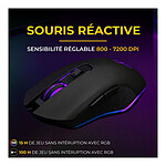 Clavier souris bureautique The G-Lab Combo Hydro - Noir - Autre vue