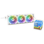 Watercooling AIO Thermaltake MINECUBE 360 Ultra ARGB Sync - Blanc - Autre vue