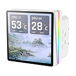 Watercooling AIO Thermaltake TH360 V3 Ultra ARGB Sync - Blanc - Autre vue