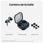 Casque Audio Samsung Galaxy Buds4 Pro Noir - Écouteurs sans fil - Autre vue