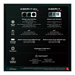 Smartphone Xiaomi 17 Ultra 5G (Noir) - 512 Go - Autre vue