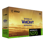 Carte graphique MSI GeForce RTX 5070 12G World of Warcraft MIDNIGHT LIGHT EDITION OC - Autre vue