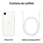 Smartphone Apple iPhone 17e Blanc - 512 Go - Autre vue