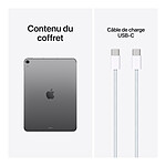 Tablette Apple iPad Air M4 Wi-Fi + Cellular 11" 2026 - 256 Go -  Space Grey - Autre vue