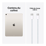 Tablette Apple iPad Air M4 Wi-Fi + Cellular 13" 2026 - 1 To - Lumière stellaire - Autre vue