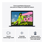 MacBook Apple MacBook Air M5 13" (2026) Minuit 16 Go / 512 Go (MDHE4FN/A) - Autre vue