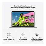 MacBook Apple MacBook Air M5 13" (2026) Argent 24 Go / 1 To (MDH94FN/A) - Autre vue