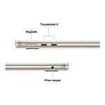 MacBook Apple MacBook Air M5 13" (2026) Lumière stellaire 16Go / 1 To (MDHC4FN/A) - Autre vue
