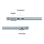 MacBook Apple MacBook Air M5 13" (2026) Bleu ciel 32 Go / 2 To (MDHJ4FN/A-32GB-2TB) - Autre vue