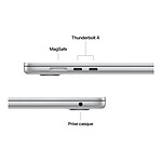 MacBook Apple MacBook Air M5 15" (2026) Argent 16Go / 512 Go (MDV94FN/A) - Autre vue