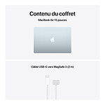 MacBook Apple MacBook Air M5 15" (2026) Bleu ciel 24 Go / 512 Go (MDVQ4FN/A-24GB) - Autre vue