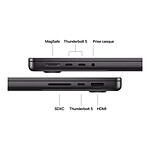 MacBook Apple MacBook Pro M5 Max 14" Noir sidéral 64 Go / 4 To (MGDU4FN/A-CPU18-GPU40-64GB-NANO) - Autre vue