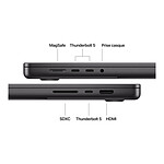 MacBook Apple MacBook Pro M5 Max 16" Noir sidéral 128 Go / 4 To (MGEE4FN/A-128GB-4TB) - Autre vue
