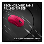 Souris PC Logitech G Pro X Superlight 2c - Rose - Autre vue