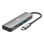 Hub USB Goobay Hub Slim USB-C vers 1 HDMI, 2 USB-C et 2 USB-A - Power Delivery 100W - Autre vue