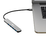 Hub USB Goobay Hub Slim USB-C vers 4 ports USB-A 3.0 - Autre vue