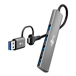 Hub USB Goobay Hub Slim USB-C/A vers 4 ports USB-A 3.0 - Autre vue