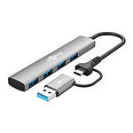 Hub USB Goobay Hub Slim USB-C/A vers 4 ports USB-A 3.0 - Autre vue