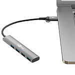 Hub USB Goobay Hub Slim USB-C/A vers 4 ports USB-A 3.0 - Autre vue