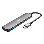 Hub USB Goobay Hub Slim USB-C vers 2 ports USB-C 3.0 + 2 ports USB-A 3.0 - Autre vue