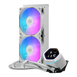 Watercooling AIO Cooler Master MasterLiquid Core Nex Digital 240 - Blanc - Autre vue