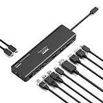 Station d'accueil PC portable PORT Connect Station d'accueil mobile 1 x 4K USB-C 9 périphériques 100W - Autre vue