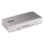 Station d'accueil PC portable StarTech.com Station d'accueil Thunderbolt 4 quadruple affichage 4K 60 Hz - Power Delivery 98 W - Autre vue