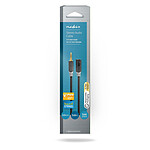 Câble Jack Nedis câble audio rallonge stéréo jack 3.5 mm M/F plaqué or - 5 m - Anthracite - Autre vue