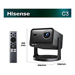 Vidéoprojecteur Hisense C3 - DLP Triple Laser UHD 4K - 2500 Lumens - Autre vue