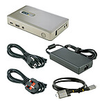 Station d'accueil PC portable StarTech.com Station d'accueil universelle USB-C avec Ethernet DisplayPort et Power Delivery 65 W - Autre vue