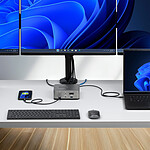 Station d'accueil PC portable StarTech.com Station d'accueil Thunderbolt 5/USB-C double affichage 8K 60 Hz avec Power Delivery 140 W - Autre vue