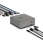 Station d'accueil PC portable StarTech.com Station d'accueil Thunderbolt 5/USB-C double affichage 8K 60 Hz avec Power Delivery 140 W - Autre vue