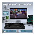 Clavier PC The G-Lab Keyz Elite 300 HE - Noir - Autre vue