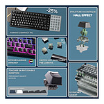 Clavier PC The G-Lab Keyz Elite 300 HE - Noir - Autre vue