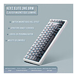 Clavier PC The G-Lab Keyz Elite 300 HE - Blanc - Autre vue