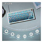 Clavier PC The G-Lab Keyz Elite 300 HE - Blanc - Autre vue