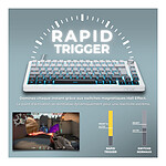 Clavier PC The G-Lab Keyz Elite 300 HE - Blanc - Autre vue