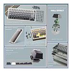 Clavier PC The G-Lab Keyz Elite 300 HE - Blanc - Autre vue