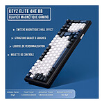 Clavier PC The G-Lab Keyz Elite 400 HE - Bleu Noir - Autre vue