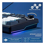 Clavier PC The G-Lab Keyz Elite 400 HE - Bleu Noir - Autre vue