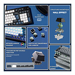 Clavier PC The G-Lab Keyz Elite 400 HE - Bleu Noir - Autre vue