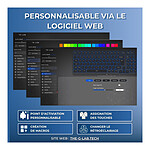 Clavier PC The G-Lab Keyz Elite 400 HE - Bleu Noir - Autre vue