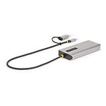 Station d'accueil PC portable StarTech.com Adaptateur multiport USB-C avec Dual HDMI - Hub USB 3 ports (167B) - Autre vue
