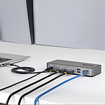 Station d'accueil PC portable StarTech.com Station d'accueil USB-C 3.1 double écran 4K / HDMI 2.1 / RJ45 / USB 3.1 avec Power Delivery 100 W - Autre vue